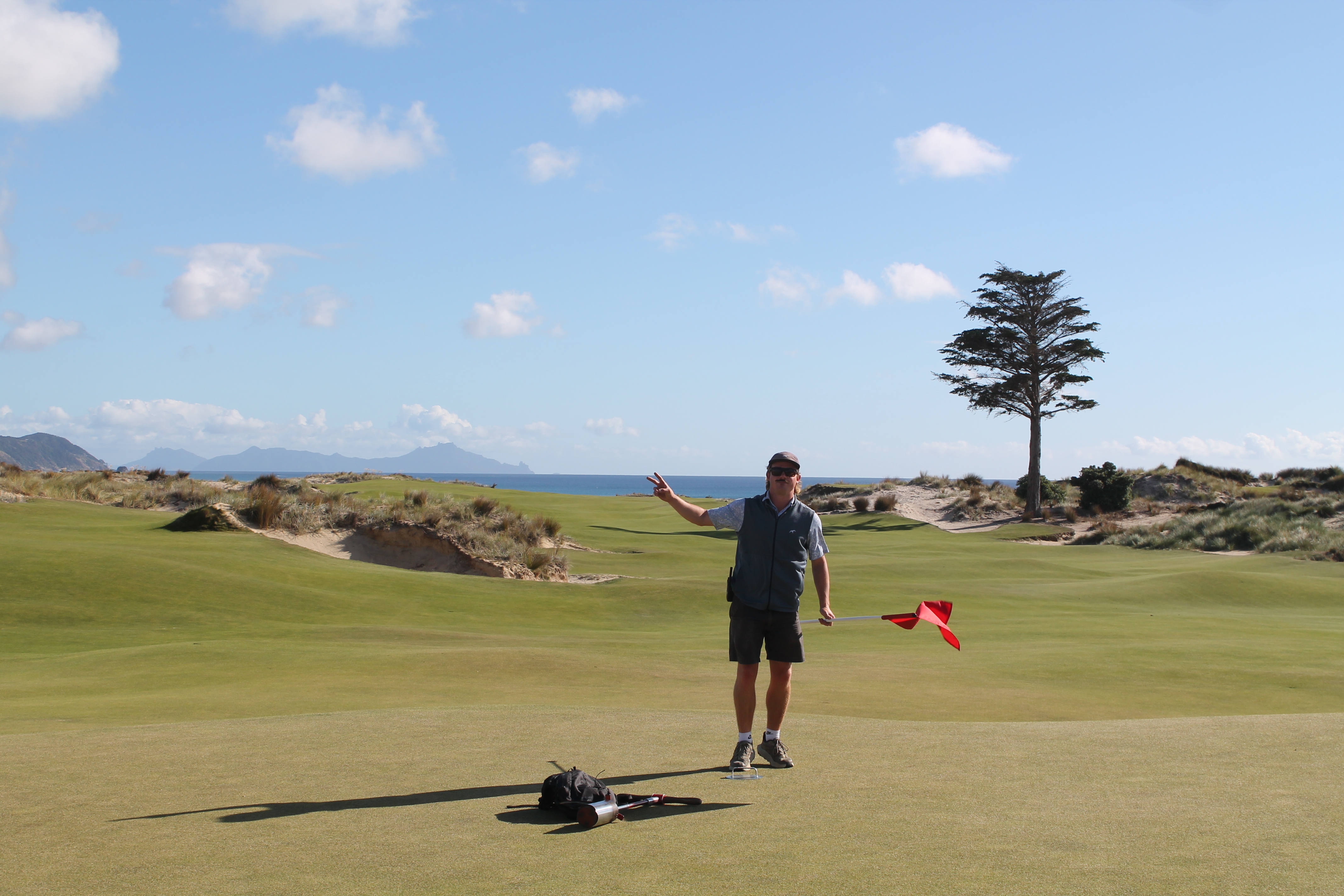 Clay VarnBuhler at Tara Iti Golf Club